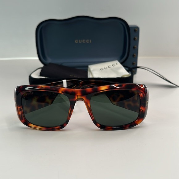 New Authentic GUCCI | GG1080S 003 | HAVANA |SUNGLASSES - Picture 11 of 15